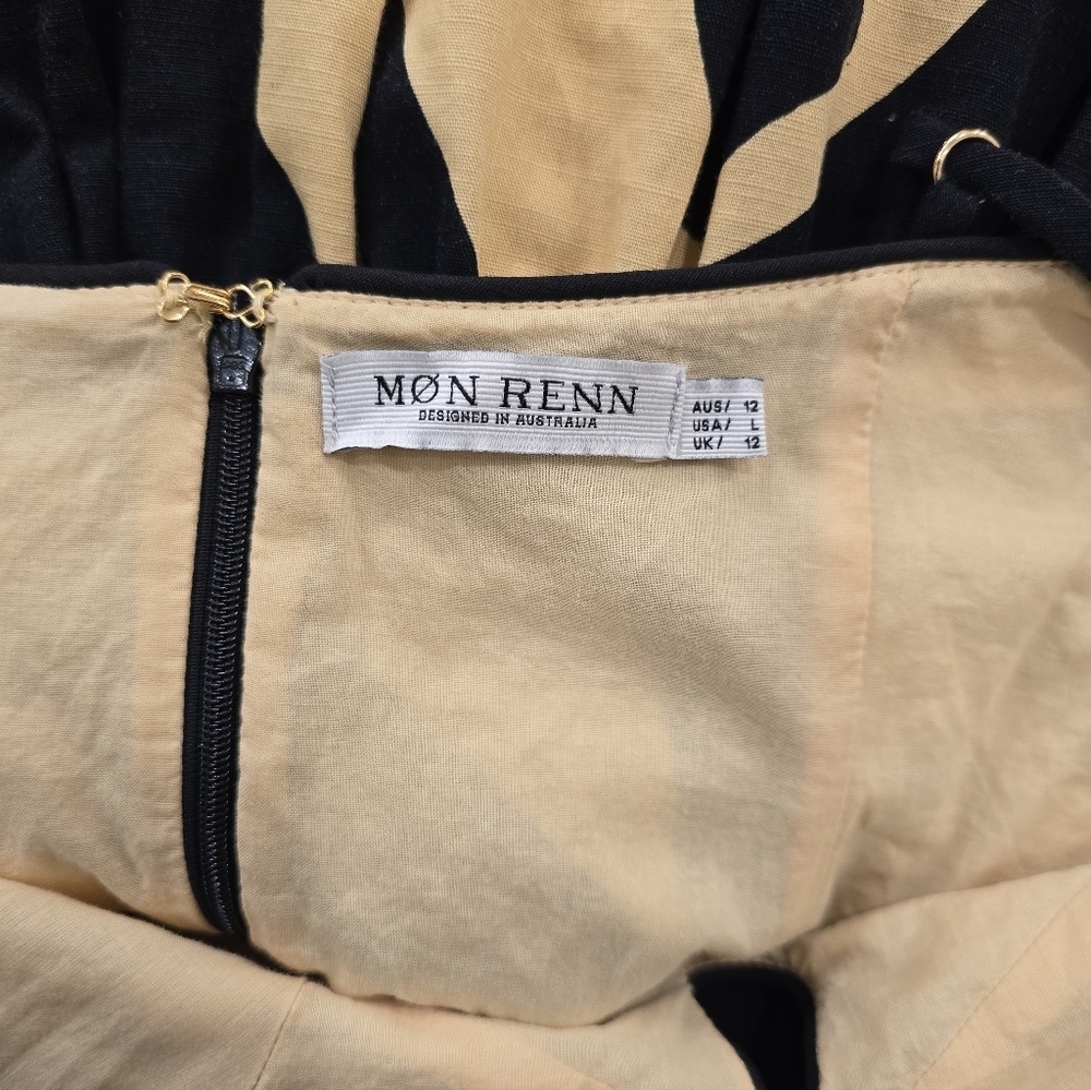 Mon Renn Surreal Dress Size L - Picture 6 of 7